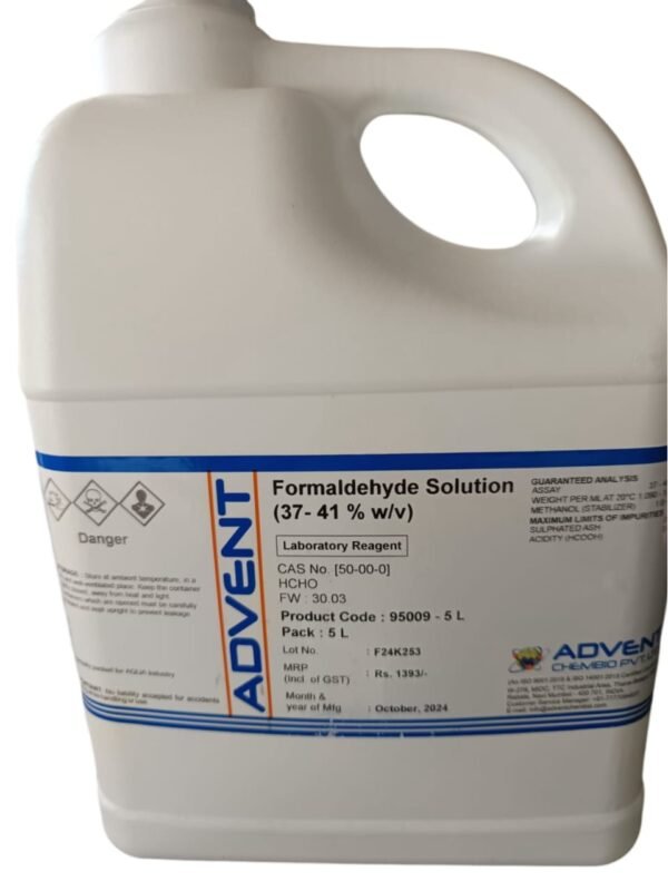 Formaldehyde Solution[37-41%] - 5L